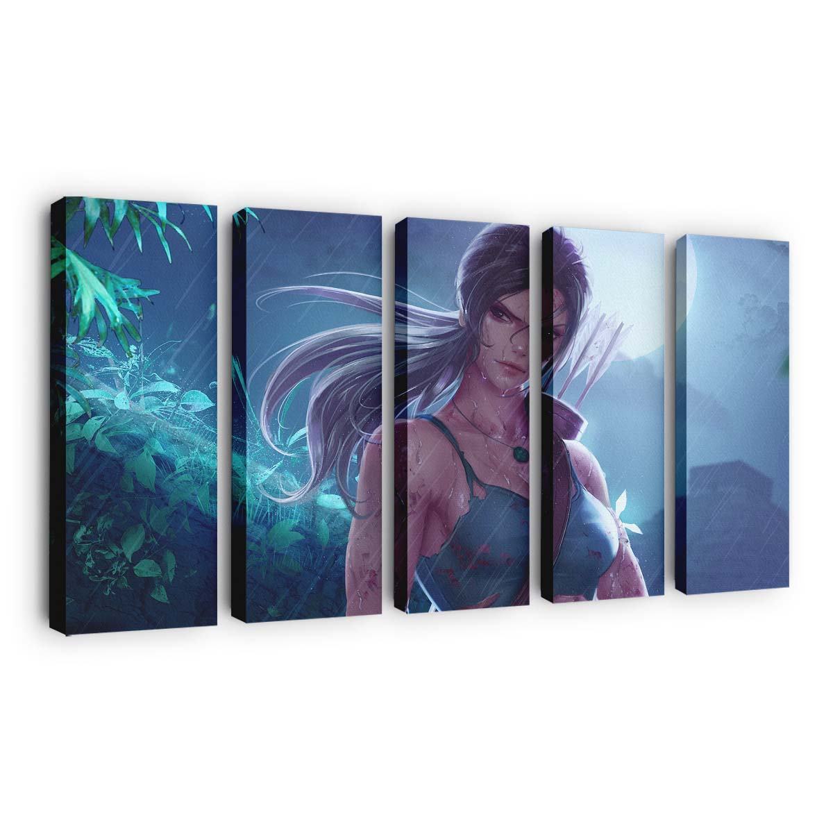 lara croft tomb raider in jungle 5k io